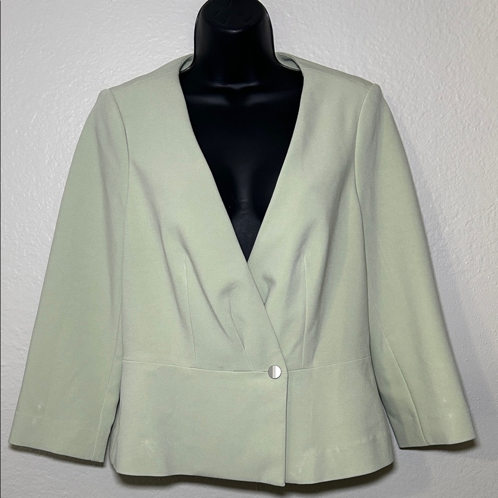 Scandal by The Limited Light Green Women's Blazer